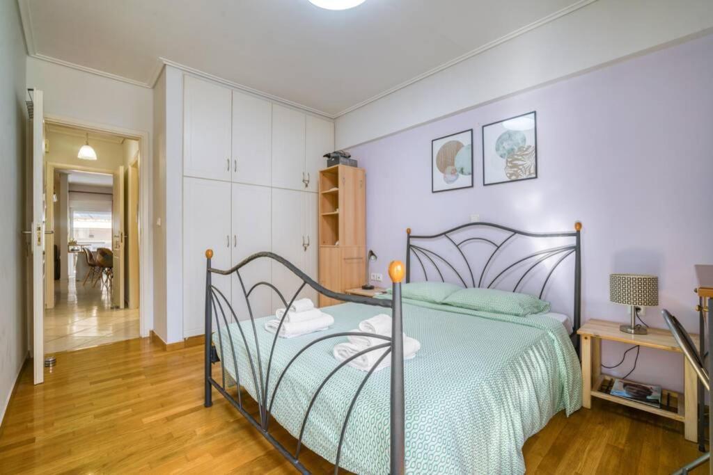 Spacious Family Flat Near Parthenon Free Parking Атина Екстериор снимка